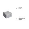 Junction Box IP65 Waterproof Enclosure Outdoor Cable Connectors Plastic Case(150x150x90mm,Pack