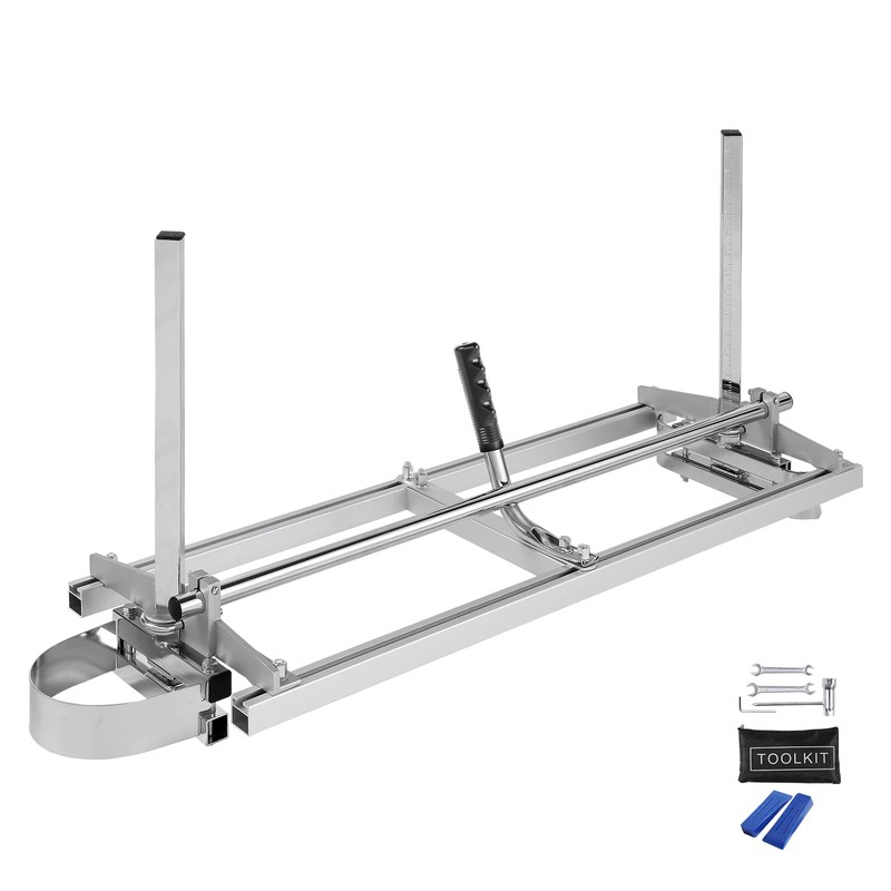 VEVOR Chainsaw Mill, Portable Sawmill 14"-36" Guide Bar, Galvanized Steel