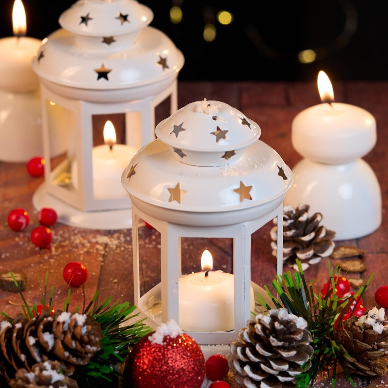 24 Pack 2 inch White Floating Candles Unscented Floating Candle