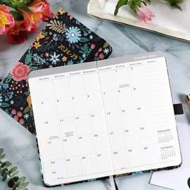 2026-2029 Pocket Planner/Calendar - Monthly Pocket Planner/Calendar with Pen Hold, July 2026 - June 2029, Inner Pockets and 63 Notes Pages, 6.6" x 3.7"