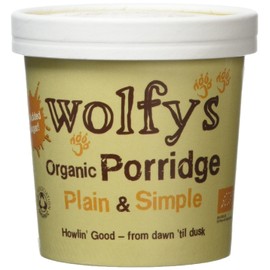Wolfy's Organic Plain and Simple Porridge, 60 g, Pack of 6
