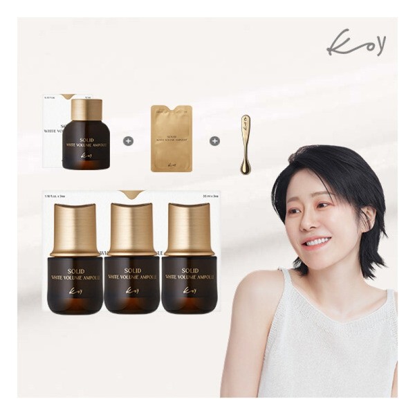 Koi Gohyeonjeong Ampoule Protein White Cream Ampoule (3 bottles of