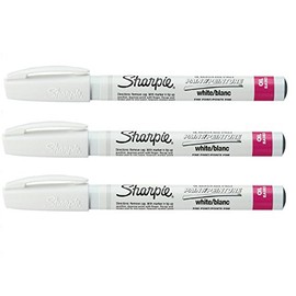 SHARPIE Fine Point Paint Marker [Set of 3] Color: White