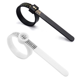 AmoYoung Ring Gauge Band, Japanese Standard Size 1-29 & 1-30 Finger Size Measurements, Set of 2, Ring Measurement, Professional Specifications, Supervised by a Professional Jeweler, Plastic