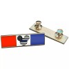 America's Front Line CL3-03 Mouse Thin Blue Line Commendation Bar Pin Police, Military, Deputy Sherif