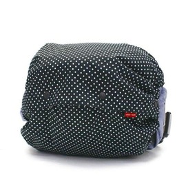 Lukako Hip Seat Carrier Storage Cover, Baby & Me Pognay Miamily, Made in Japan, 2 Years Warranty (Dot Pattern Compatible with Hip Seat, Black x White 80-0380-11)