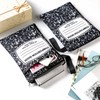 Feifeiya 2 Pcs Composition Notebook Book Cover Pouch with Zipper