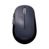 Elecom M-DY13DBXBK Wireless Mouse (Receiver Included) M Size 5 Buttons
