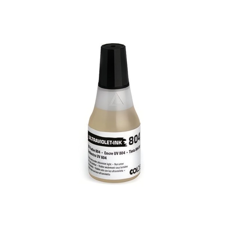 Tinta Ultravioleta para sellos 25 ml.