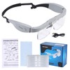 YOCTOSUN Magnifying Glasses with Light, Head Magnifier Glasses with 5