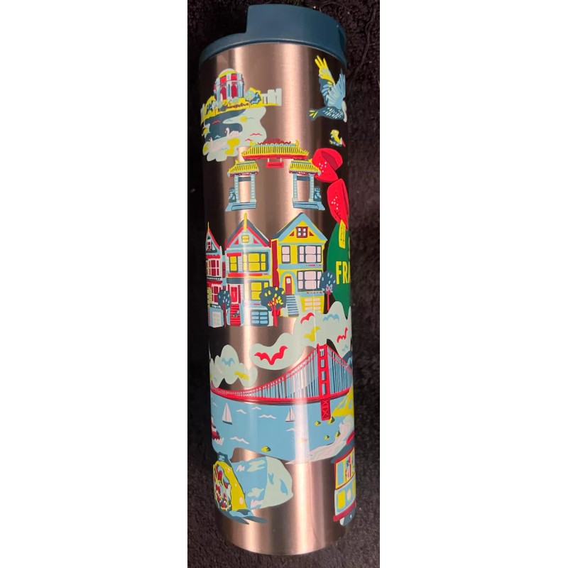 Starbucks NEW Starbucks Discovery Series SAN FRANCISCO Metal Tumbler