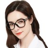 MARE AZZURO Oversized Round Reading Glasses +2.5 Women Large Readers