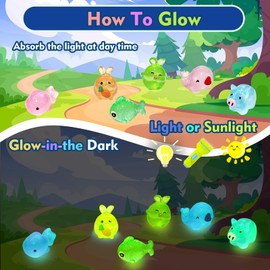 Bath Bombs for Kids with Surprise Inside, 30 Pack Kids Bath Bombs with Toys Glow in The Dark, Child-Safe Colorful Bubble Fizz Bath Ball Gift Set for Easter Egg, Birthday,Christmas