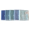[Contex] MOKU <59718-90> Handkerchief (Navy, Turquoise, Blue Green, Blue, Aqua)