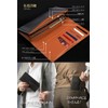 GRACIA Bifold Wallet, Long Wallet, Genuine Leather, Bridle Leather, black/brown