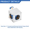 uxcell 90 Degree Right Angle Bevel Gearbox 1:1 Forward and