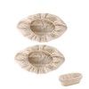 Dinghaole Set of 2 Oval Baking Lines - Linen Cloth