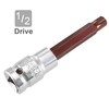 TA-VIGOR Triple Square Spline Bit Socket, 1/2" Drive x M10