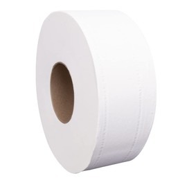 Sofidel Right Choice White 2 Ply Jumbo Roll Towel Toilet Tissue, 9 x 1000 Feet - 12 per case.