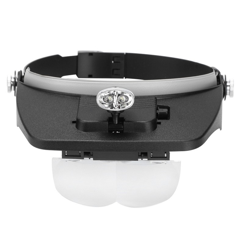 LED Beekeeping Bee Moving Magnifying Glass Head Mounted Magnification Mirror