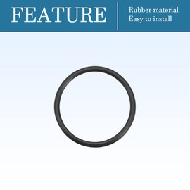 QUARKZMAN Pack of 5 Nitrile Rubber Sealing Ring 40 mm x 33.8 mm x 3.1 mm for Tap Plumber Repair Seal Connection, Black