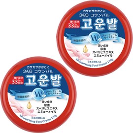 Kounbal Foot Cream, Moisturizing, Red, 3.5 oz (100 g) x 2 Pieces, Japanese Genuine Imported Product, Korean Heel, Moisturizing, Exfoliating Care (2)