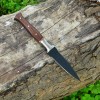 Damascus 9” D2 TOOL HANDMADE DOUBLE-EDGED DAGGER HUNTING BOOT KNIFE