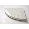 Natural Stone Accessories Shower Corner Shelf MM Quartz Statuary Size