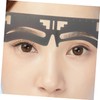 FRCOLOR Brow Shaping Template Set 2pcs Eyebrow Guide Ruler Stencil