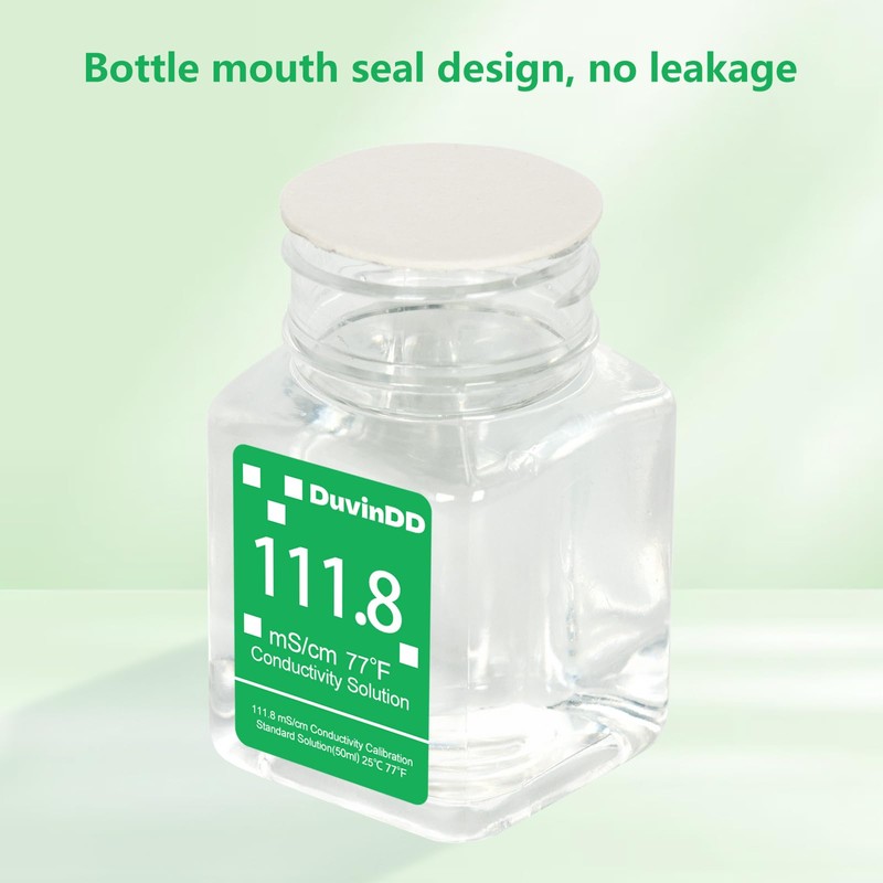 111.8 mS/cm Calibration Solution for Salinity Tester, EC Meter, Pool