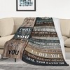 vxdrzgt Christmas Dad Gifts Blanket 60 x 50 inch -