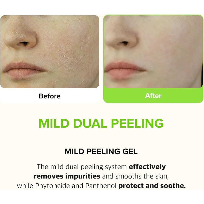 KLAVUU Gel Exfoliante Facial 80ml Exfoliación Suave y Piel Radiante