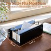 Acrylic Tissue Box Holder Rectangle​ with Curved Design - Decorative