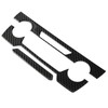 Center Console CD Panel Trim Cover Carbon Fiber Decoration Fit