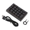 21 Key Numeric Keypad RGB Backlit Ergonomic Small Mechanical Numpad