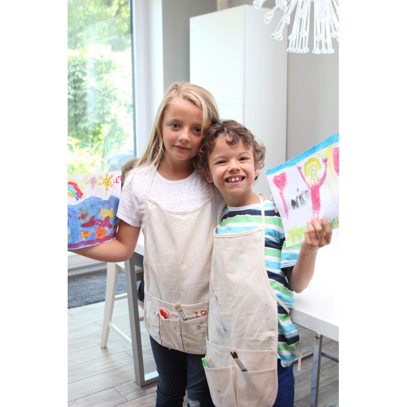 Stylex 46718 Children's Painting Apron Approx. 35 x 50 cm