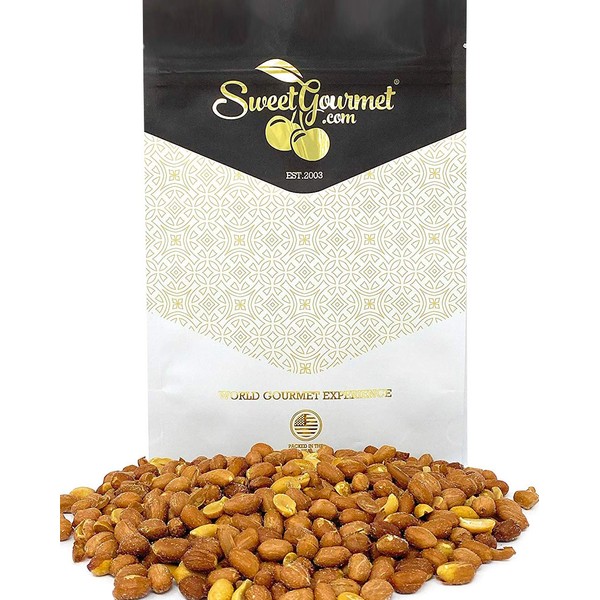 SweetGourmet Spanish Peanuts #1 Roasted & Salted, 1.5Lb