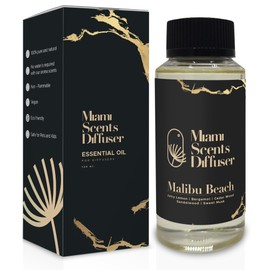 Malibu Beach Scent, 4 Fl - 120 ml, Inspired by Four Seasons Hotel, Essential Oils Diffuser, Hotel Scents Essential Oil, Home Luxury Scents Refill, Aromatherapy Oils, Hotel Collection Diffuser Oil.