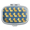Cute Kawaii Baby Giraffes Pattern Rectangle Pill Case Trinket Gift