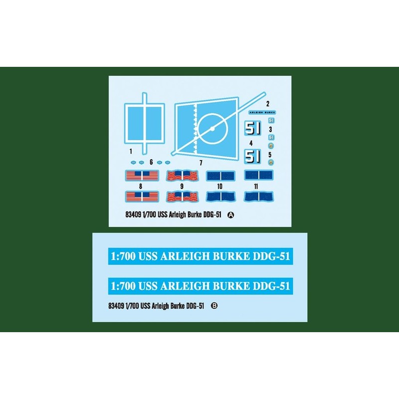 Hobby Boss USS Arleigh Burke DDG-51 Boat Model Building Kit