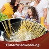 4smile Pasta Strainer Stainless Steel Rust-Proof – Space-Saving Pasta Strainer