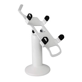 DCCStands Swivel and Tilt Pax A920 / A920 Pro Terminal Stand, Screw-in and Adhesive (White)