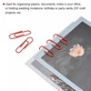 sourcing map Paper Clips Small Size 1.1 Inch Vinyl Coated