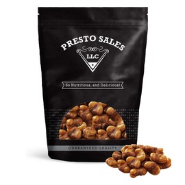 Presto Sales Fava/Broad Beans, Ready to Eat Spicy Roasted Salted 16 oz. | Low Sugar, Low Fat, Must-Have | Super Snack for Your Bean Bag, Lunchbox, On-The-Go | Resealable 1 lb. Bag