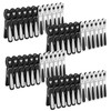 Vinsani Plastic Clothes Pegs 48 Piece Set Black and White
