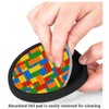 Silicone Non-Slip Drink Coasters with Removable Printed Absorbent Felt Pad