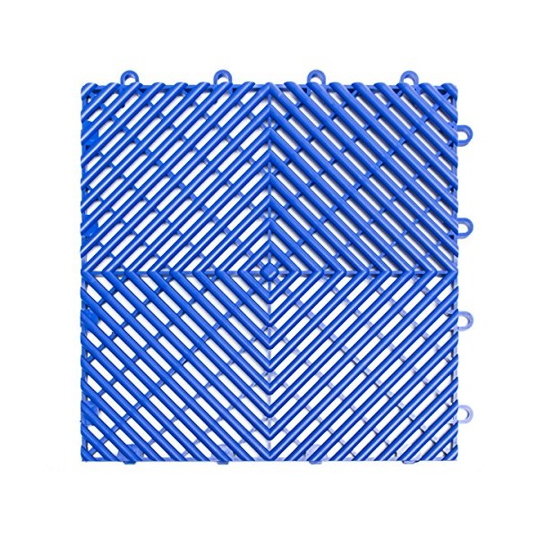 RaceDeck Free-Flow Open Rib Design, Durable Interlocking Modular Garage Flooring