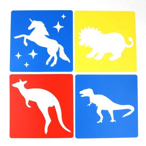 Namvo 12 Pieces Shapes Stencils Template Set for Kids Children