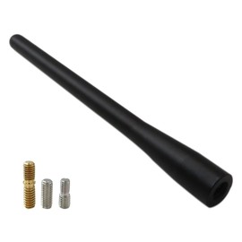 5" Waterproof Short Antenna Mast AM/FM Fits for Harley Davidson 1998-2023,Low Signal Loss, Black