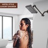 Nuodan High Pressure Rain Shower Head with 11'' Extension Arm